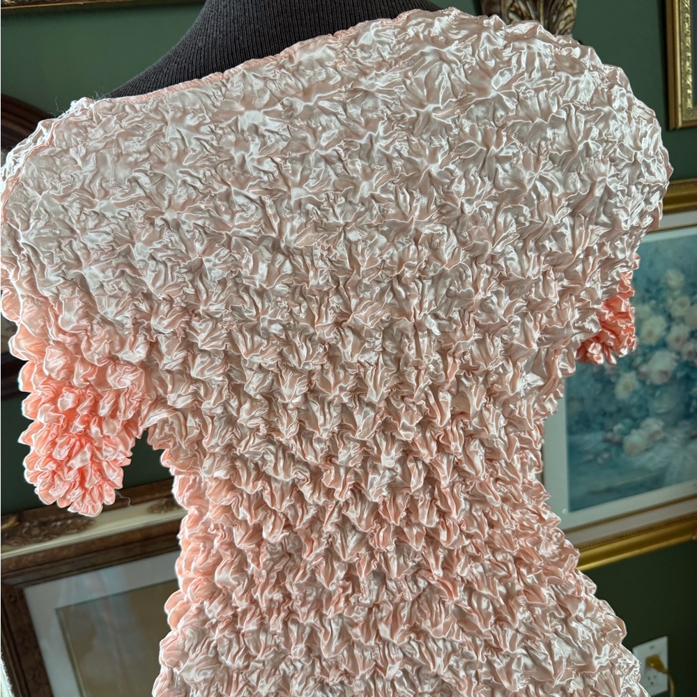 Pink Ruffled Top - Picture 3 of 5